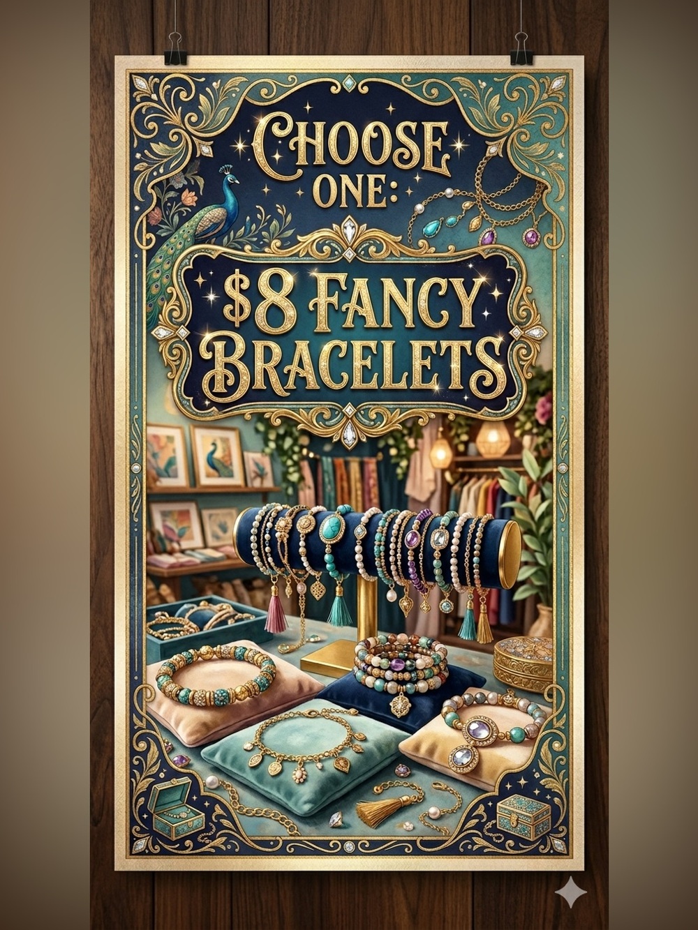 Choose One: $8 Fancy Bracelets